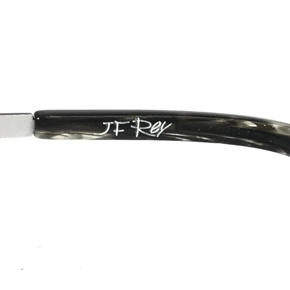 J.F. Rey Eyeglasses Frames JF2692 0013 Noir Argent Black Silver Square 51-19-135